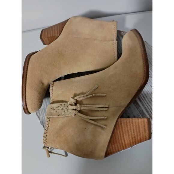 JACK ROGERS, Greer Suede Heel Ankle Booties, Woman Size 9.5M - Picture 5 of 8